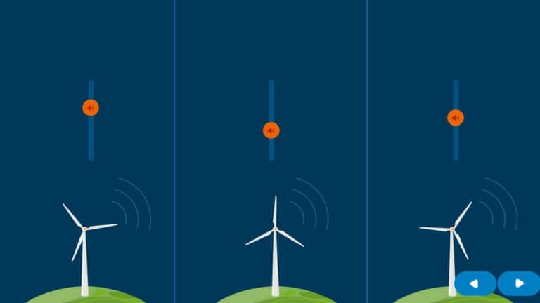 Page d'accueil de la formation en ligne sur l'acoustique pour Boralex